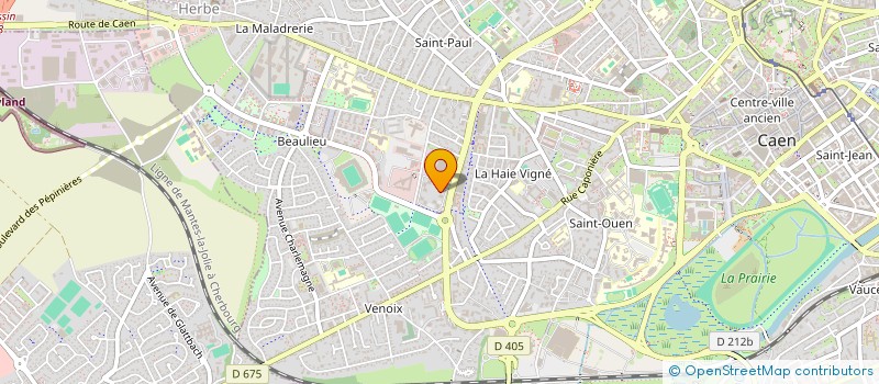 localisation de l'entreprise SCI CABANE  CAEN