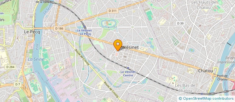 localisation de l'entreprise SCI CABANE PERVENCHE  LE VESINET