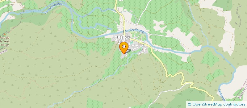 localisation de l'entreprise SCI CABANEL ET FILS  PAZIOLS
