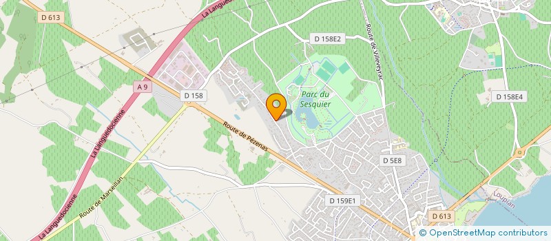 localisation de l'entreprise SCI CABANIE à MEZE