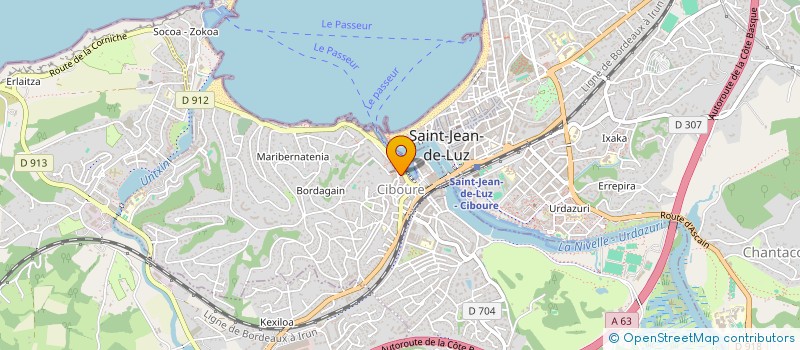 localisation de l'entreprise SCI CABAR  CIBOURE