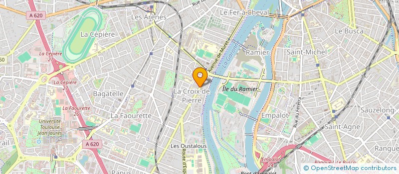 localisation de l'entreprise SCI CABARES II à TOULOUSE