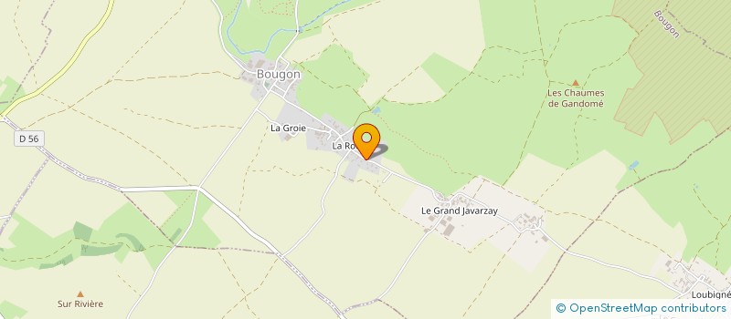 localisation de l'entreprise SCI CABARET  BOUGON