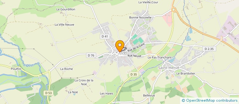 localisation de l'entreprise SCI CABARET FRERES  MERLEAC