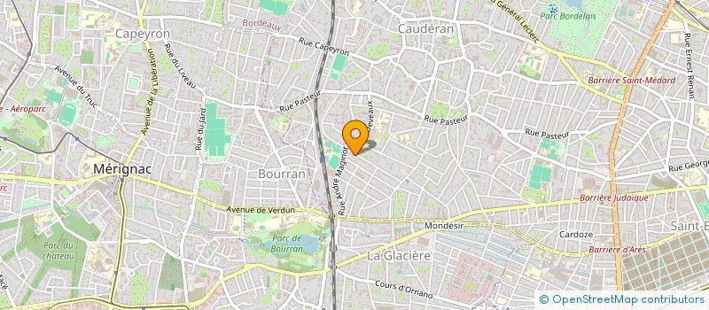 localisation de l'entreprise SCI CABARRUS  BORDEAUX