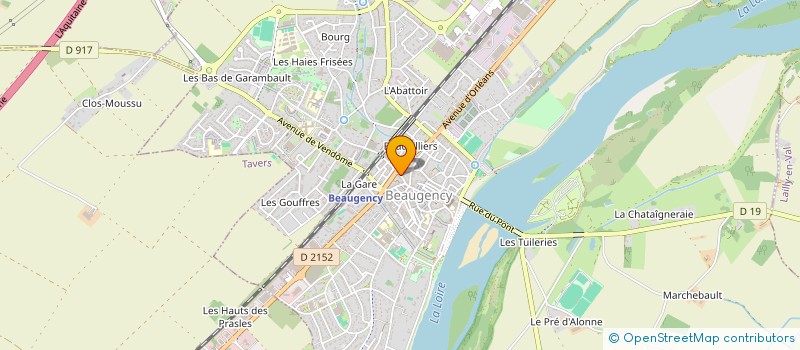 localisation de l'entreprise SCI CABAS  BEAUGENCY