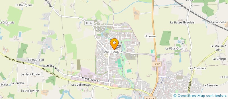 localisation de l'entreprise SCI CABASSE  DOMLOUP