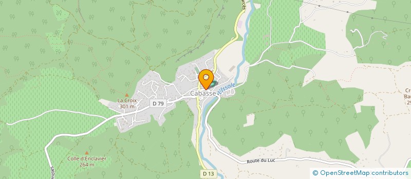 localisation de l'entreprise SCI CABASSOISE  CABASSE