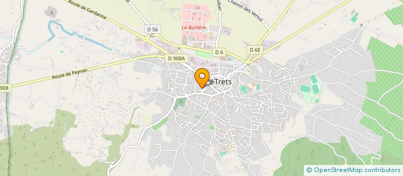 localisation de l'entreprise SCI CABASSUD  TRETS