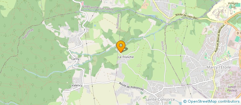 localisation de l'entreprise SCI CABASSY  SAINTE-CONSORCE