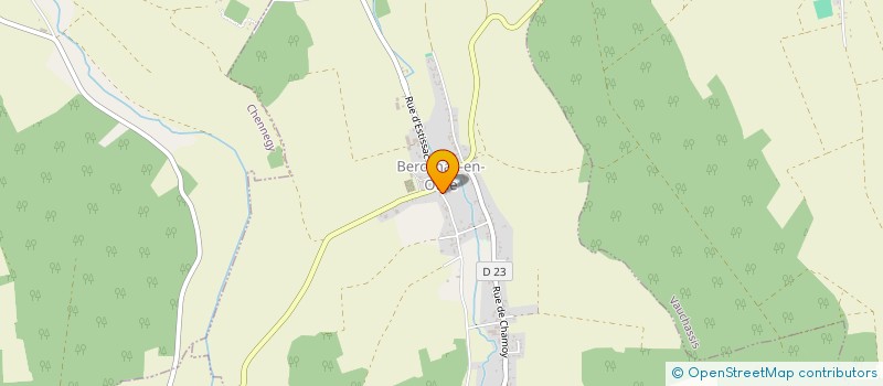 localisation de l'entreprise SCI CABAT BERCENAY  BERCENAY-EN-OTHE