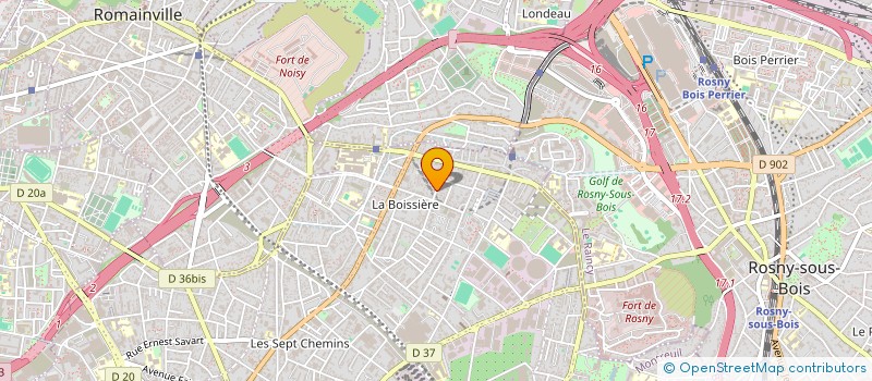 localisation de l'entreprise SCI CABAY à MONTREUIL