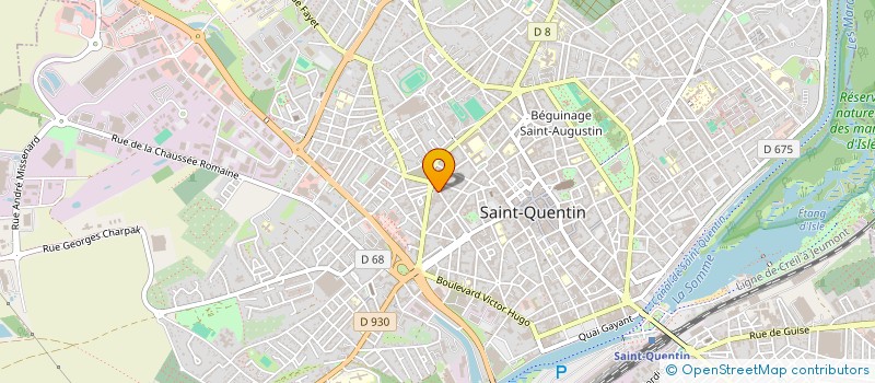 localisation de l'entreprise SCI CABB&N à SAINT-QUENTIN