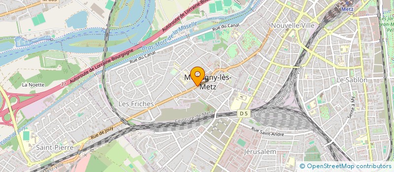 localisation de l'entreprise SCI CABDEN à MONTIGNY-LES-METZ