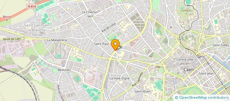 localisation de l'entreprise SCI CABDIVHOU à CAEN