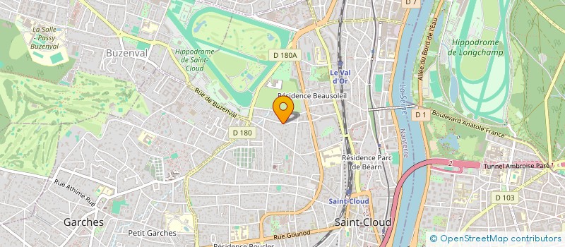 localisation de l'entreprise SCI CABE à SAINT-CLOUD