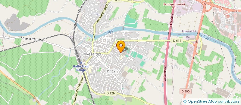 localisation de l'entreprise SCI CABE  RIVESALTES