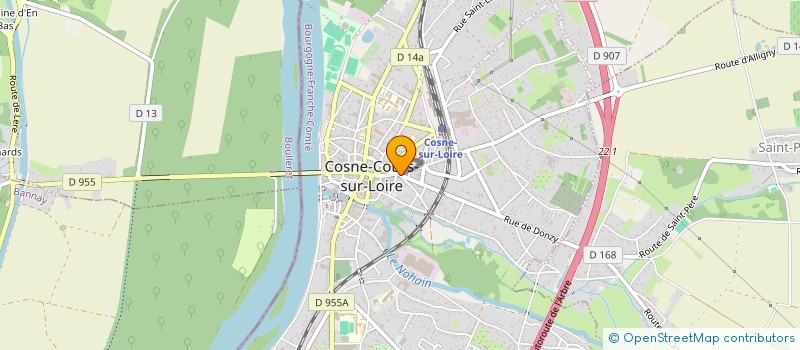 localisation de l'entreprise SCI CABE à COSNE-COURS-SUR-LOIRE