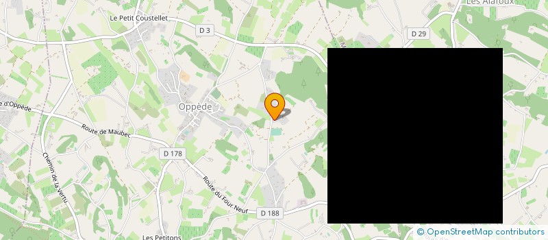 localisation de l'entreprise SCI CABE  OPPEDE