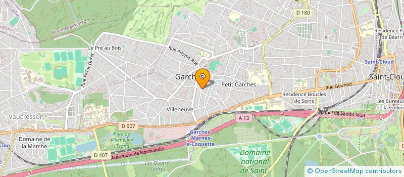 localisation de l'entreprise SCI  CABEL à GARCHES