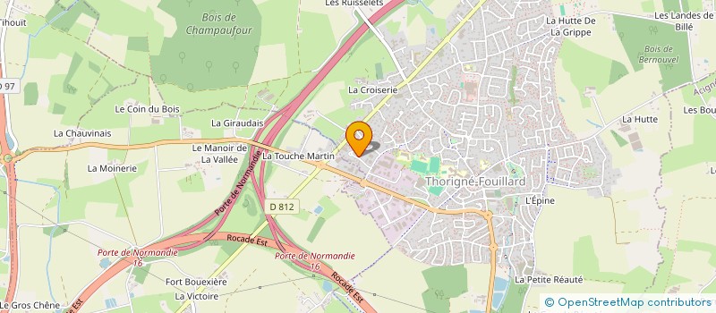 localisation de l'entreprise SCI CABELCO  THORIGNE-FOUILLARD