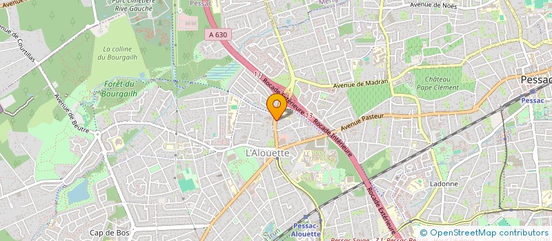 localisation de l'entreprise SCI CABELIS  PESSAC