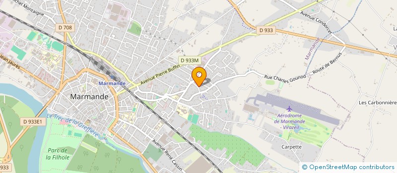 localisation de l'entreprise SCI CABERNET  MARMANDE