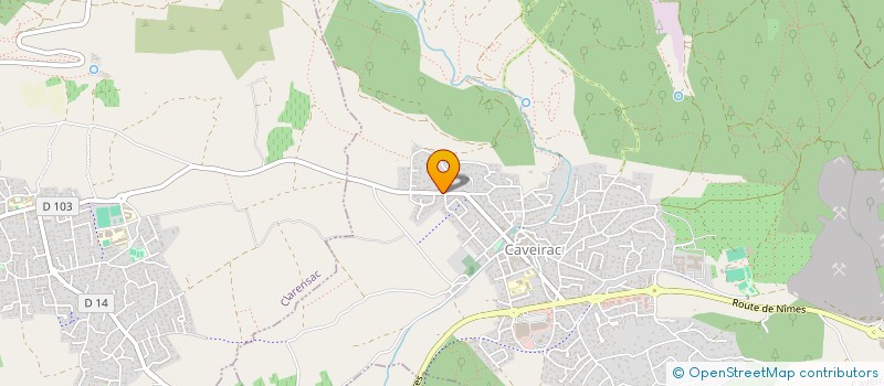 localisation de l'entreprise SCI CABGO  CAVEIRAC