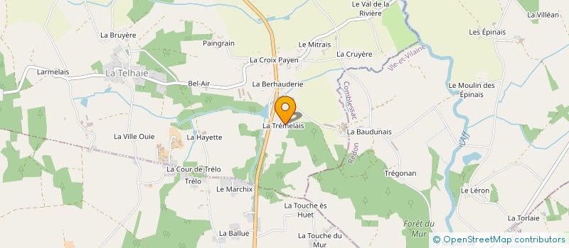 localisation de l'entreprise SCI CABGUEN  GUER