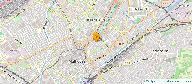 localisation de l'entreprise SCI CABGYN K  MULHOUSE