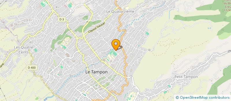 localisation de l'entreprise SCI CABI à LE TAMPON