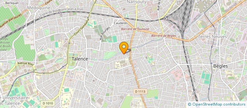 localisation de l'entreprise SCI CABIE  TALENCE