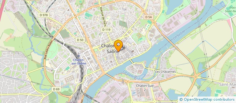 localisation de l'entreprise SCI CABILLONUM à CHALON-SUR-SAONE