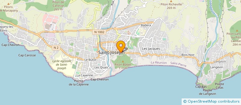 localisation de l'entreprise SCI CABIMMO à SAINT-JOSEPH
