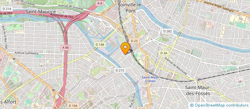 localisation de l'entreprise SCI CABIMMOBILIERE à SAINT-MAUR-DES-FOSSES