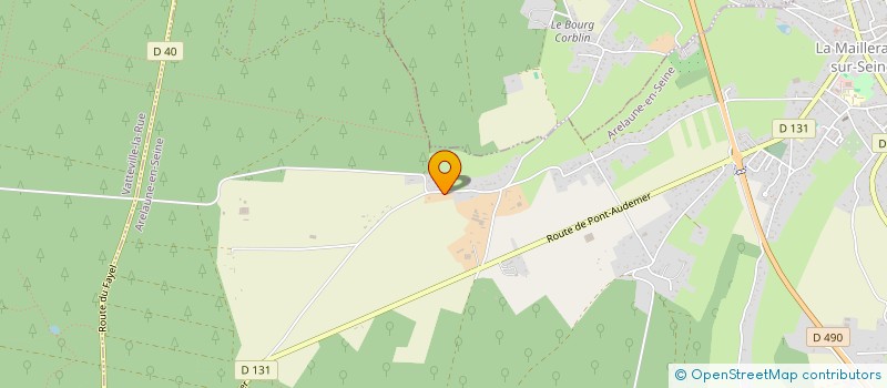 localisation de l'entreprise SCI CABIN  LE PETIT-QUEVILLY