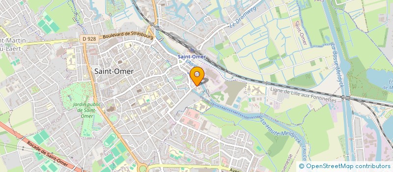 localisation de l'entreprise SCI CABINES  SAINT-OMER