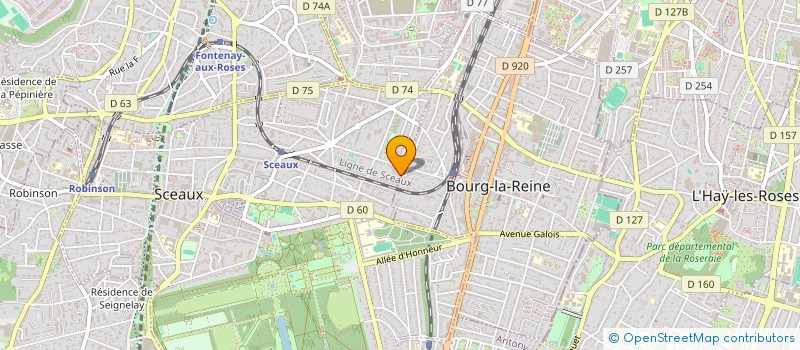 localisation de l'entreprise SCI CABINET 18 ROBINSON  SCEAUX