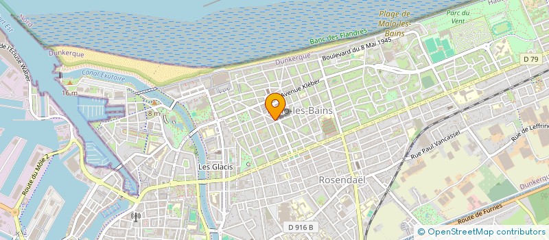 localisation de l'entreprise SCI CABINET BURY COURTOIS à DUNKERQUE