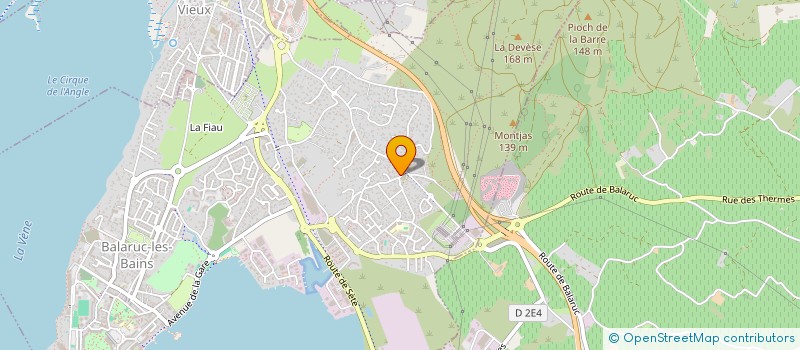 localisation de l'entreprise SCI CABINET CET  BALARUC-LES-BAINS