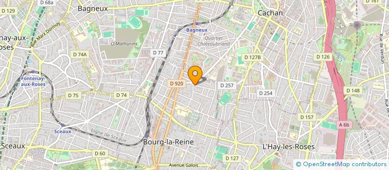 localisation de l'entreprise SCI CABINET CLAIRE à BOURG-LA-REINE