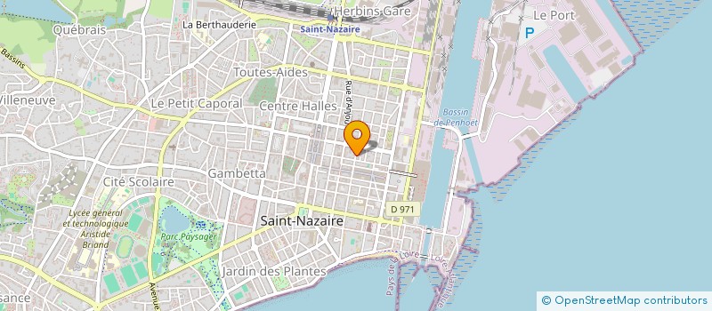 localisation de l'entreprise SCI CABINET COTE D'AMOUR  SAINT-NAZAIRE