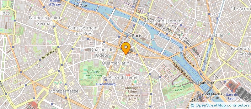 localisation de l'entreprise SCI CABINET D'HISTOIRE NATURELLE  PARIS