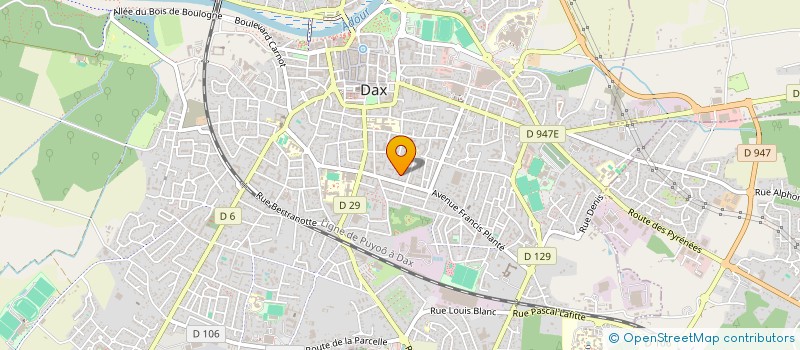 localisation de l'entreprise SCI CABINET D'ORTHODONTIE  DAX