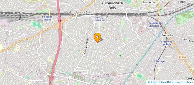 localisation de l'entreprise SCI CABINET D'ORTHOPHONIE DU CENTRE à AULNAY-SOUS-BOIS