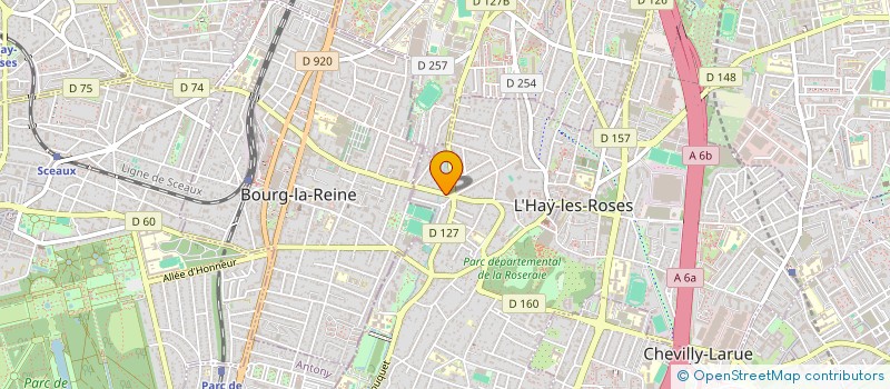 localisation de l'entreprise SCI CABINET DE LA COSARDE  L'HAY-LES-ROSES