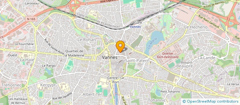 localisation de l'entreprise SCI CABINET DE LA COUTUME à VANNES