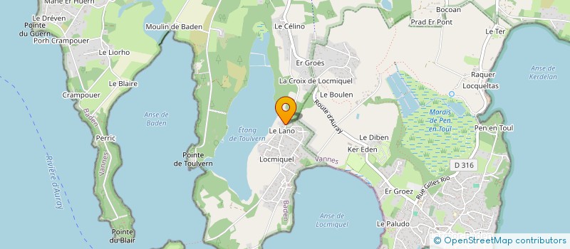 localisation de l'entreprise SCI CABINET DENTAIRE  BADEN