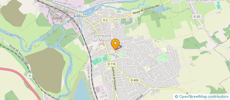 localisation de l'entreprise SCI CABINET DENTAIRE DE LA LOUVIERE  DOMBASLE-SUR-MEURTHE