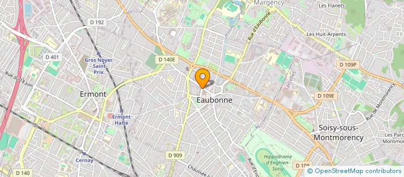 localisation de l'entreprise SCI CABINET DENTAIRE DERHY B à EAUBONNE